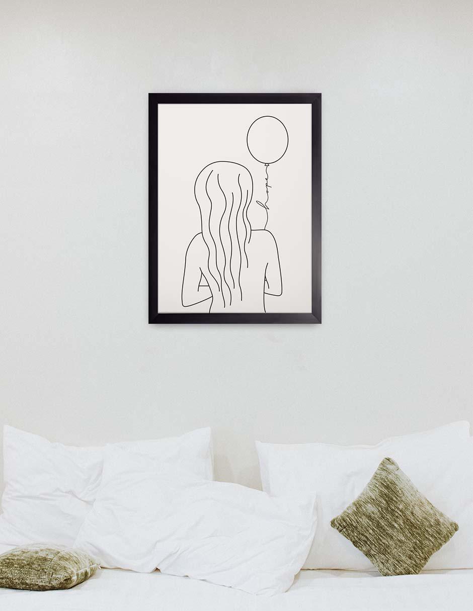Litografía Siluetas en Línea 018 4
