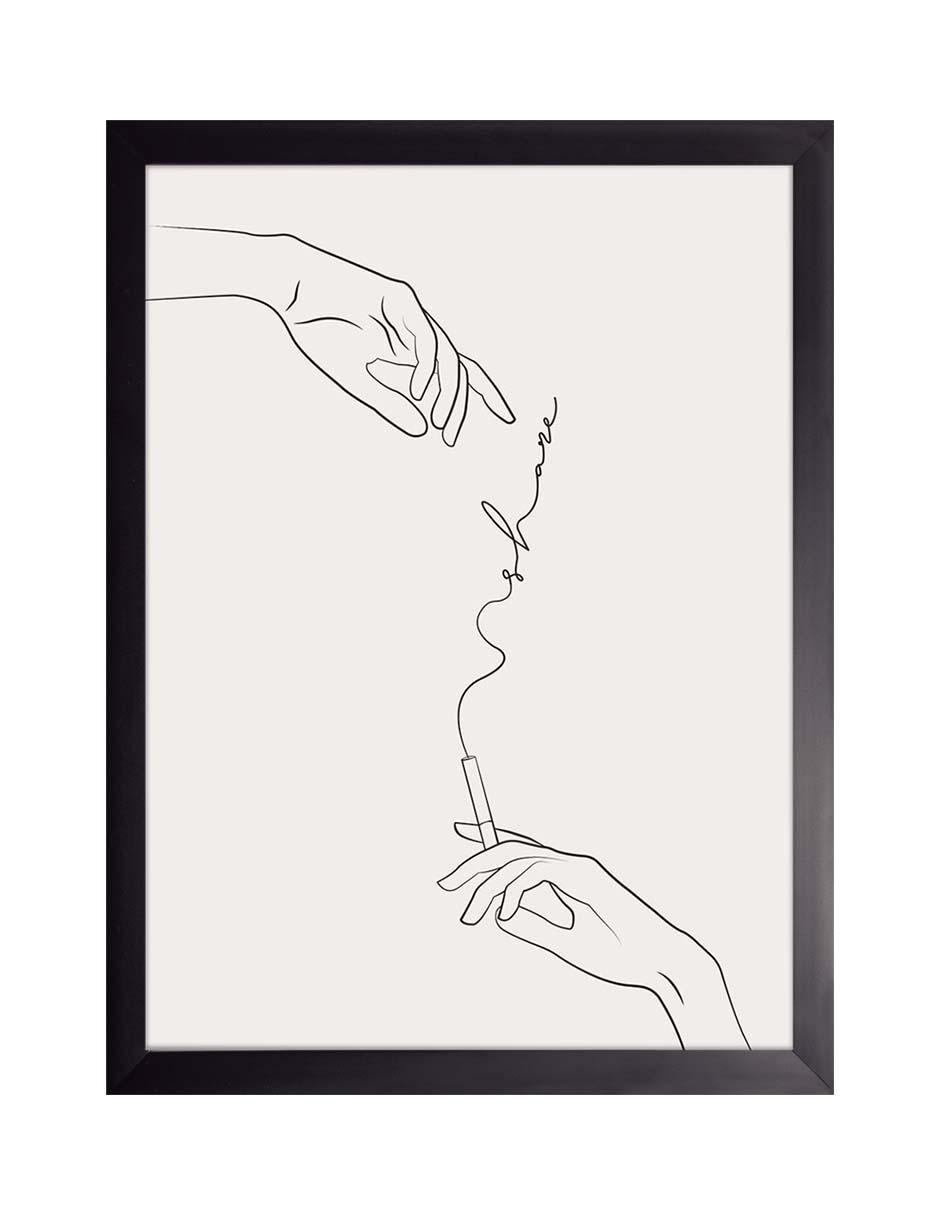 Litografía Siluetas en Línea 024
