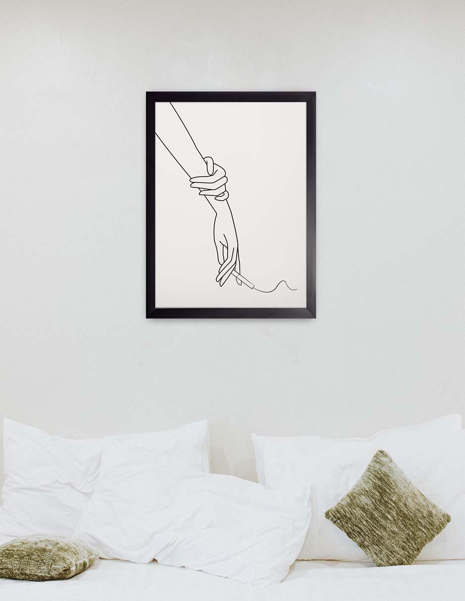 Litografía Siluetas en Línea 029 4