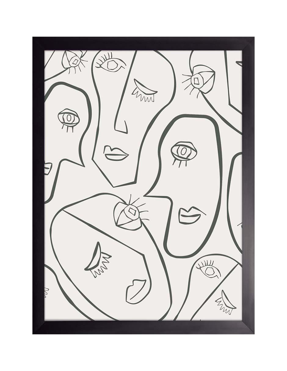 Litografía Siluetas en Línea 035