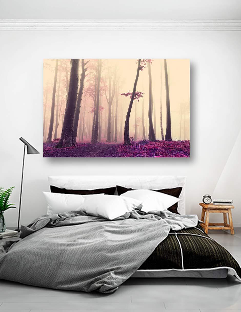Cuadro decorativo Arbol Neblina 5
