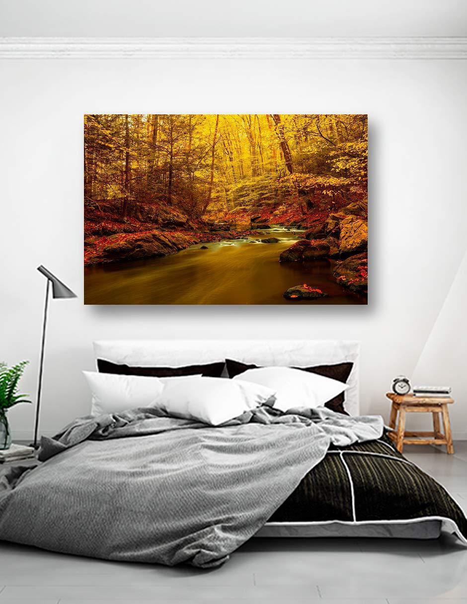 Cuadro decorativo Naturaleza Cascada Rio Agua Otoño 5