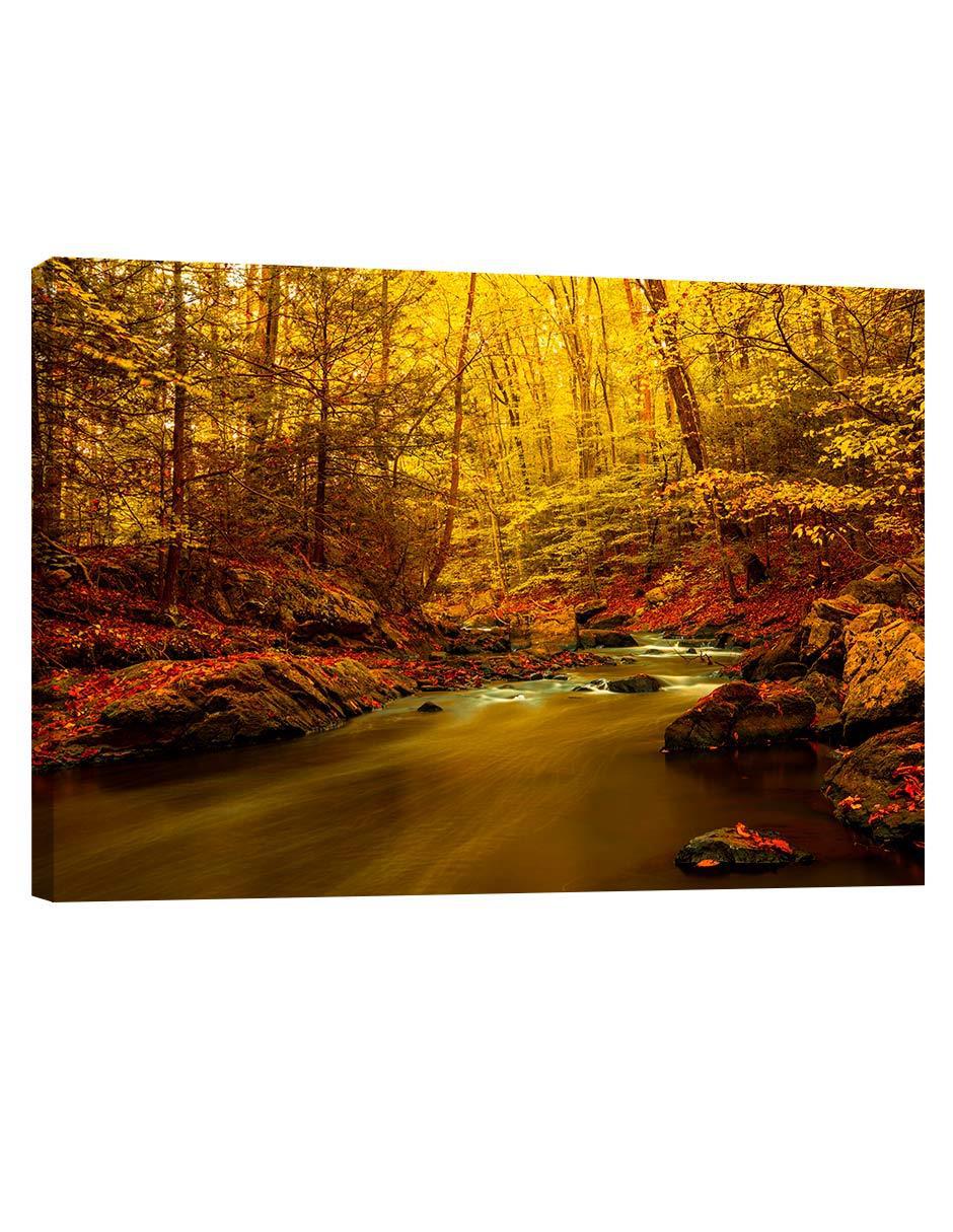 Cuadro decorativo Naturaleza Cascada Rio Agua Otoño Cuadro decorativo Naturaleza Cascada Rio Agua Otoño