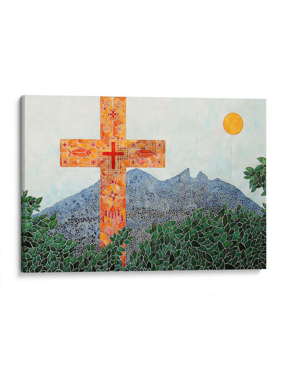 Litografía Cruz Y Cerro De La Silla