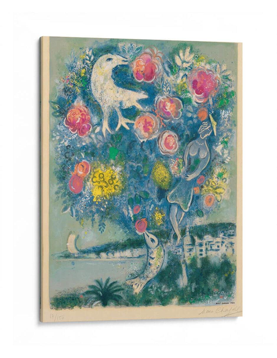 Litografía La BahíA De Los ÁNgeles Con El Ramo De Rosas Litografía La BahíA De Los ÁNgeles Con El Ramo De Rosas