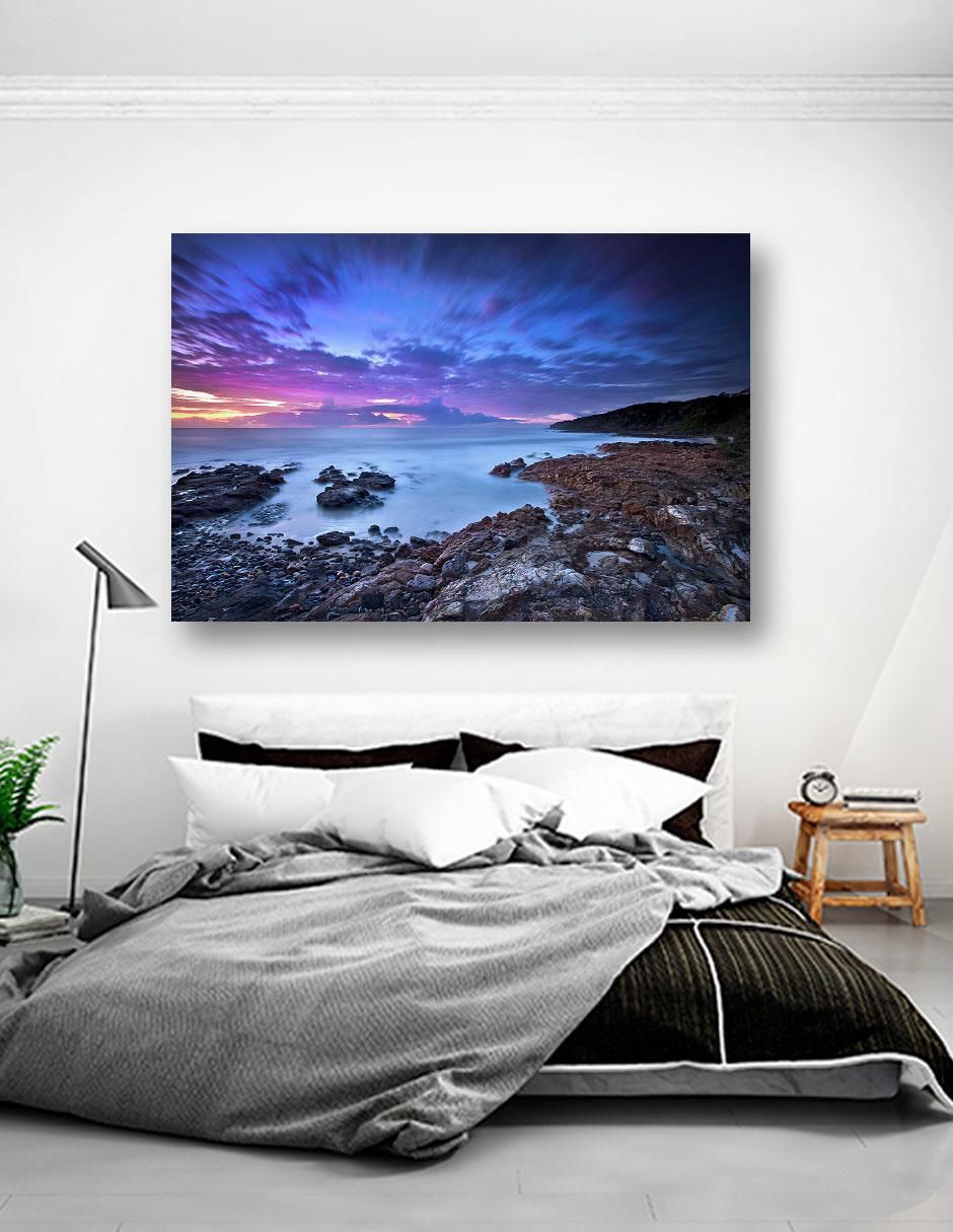 Cuadro Decorativo Playa Rocosa Amanecer 5