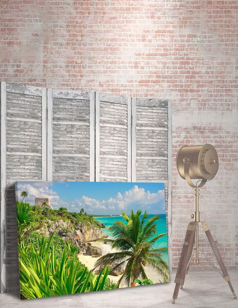 Cuadro decorativo Naturaleza Playa Tulum Magic 4