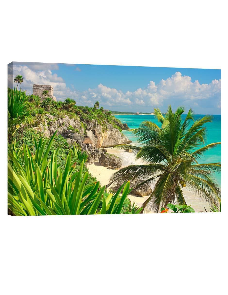 Cuadro decorativo Naturaleza Playa Tulum Magic