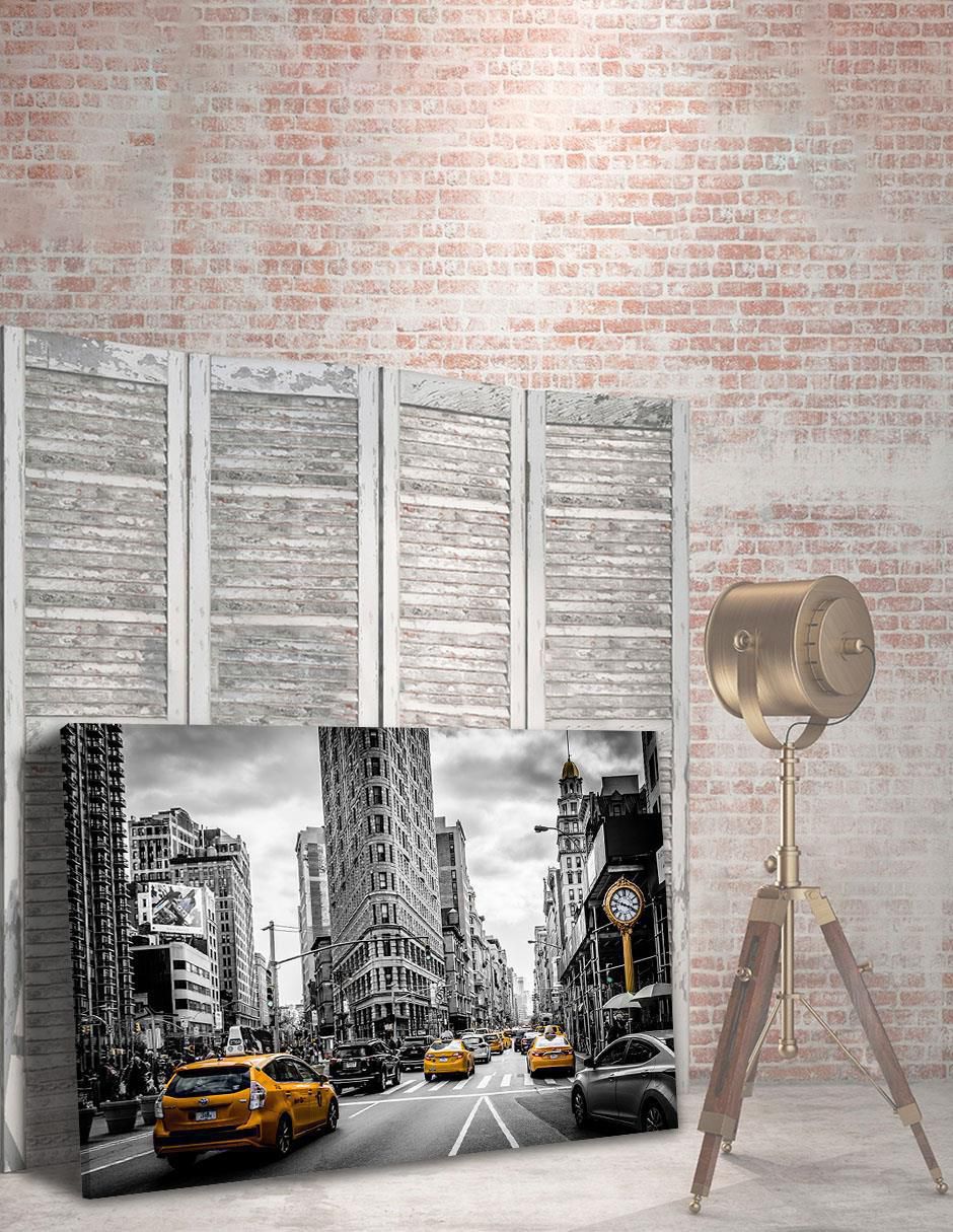 Cuadro decorativo Nueva York y Taxis Amarillos 4