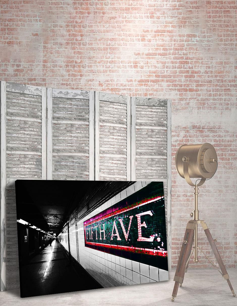 Cuadro decorativo Nueva York Fifth Ave Metro 4