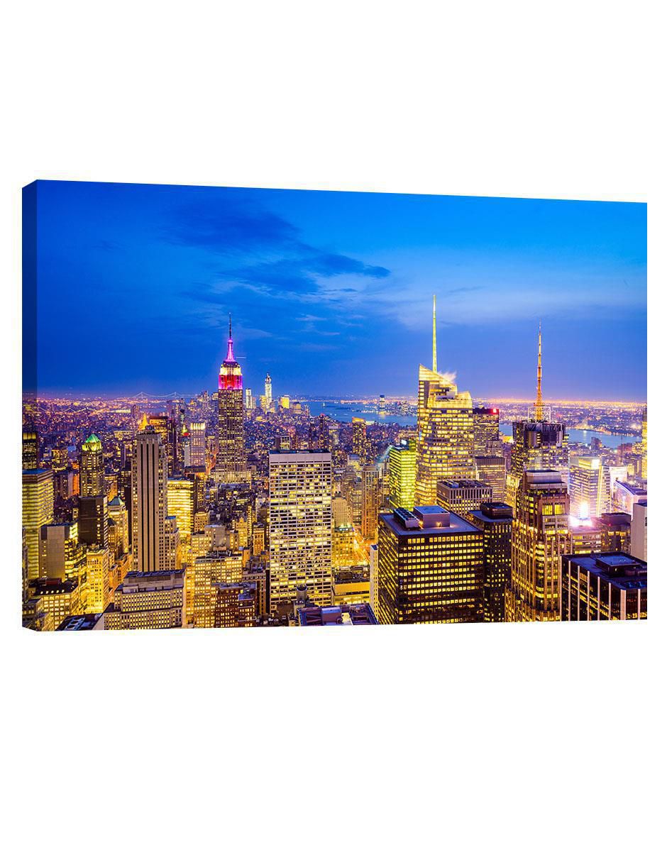 Cuadro decorativo Nueva York de Noche Cuadro decorativo Nueva York de Noche