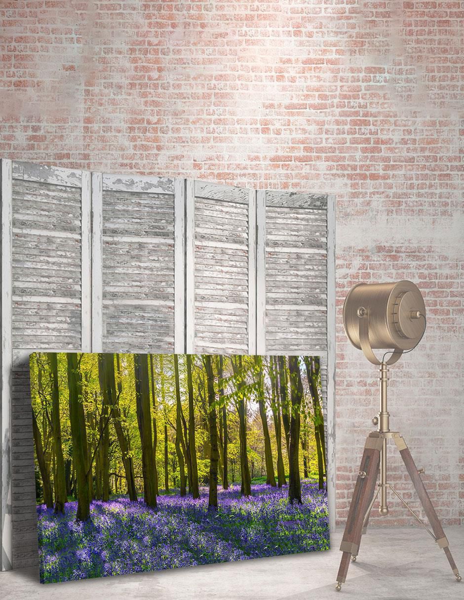 Cuadro decorativo Arboles y Lavanda 4