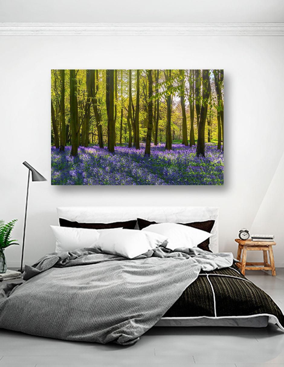 Cuadro decorativo Arboles y Lavanda 5