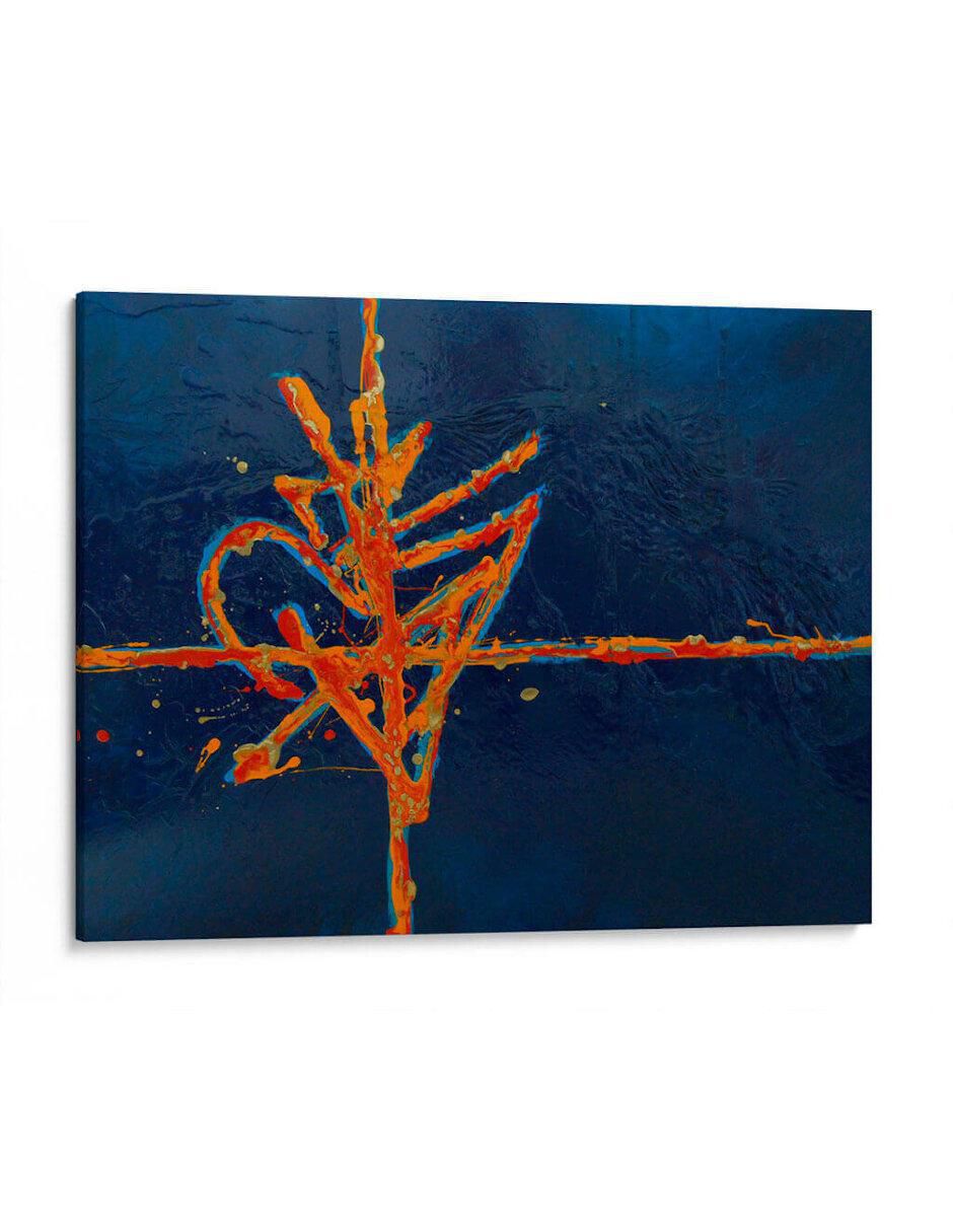 Cuadro Decorativo Abstracto - Corazón Torcido, Carlos Pixley