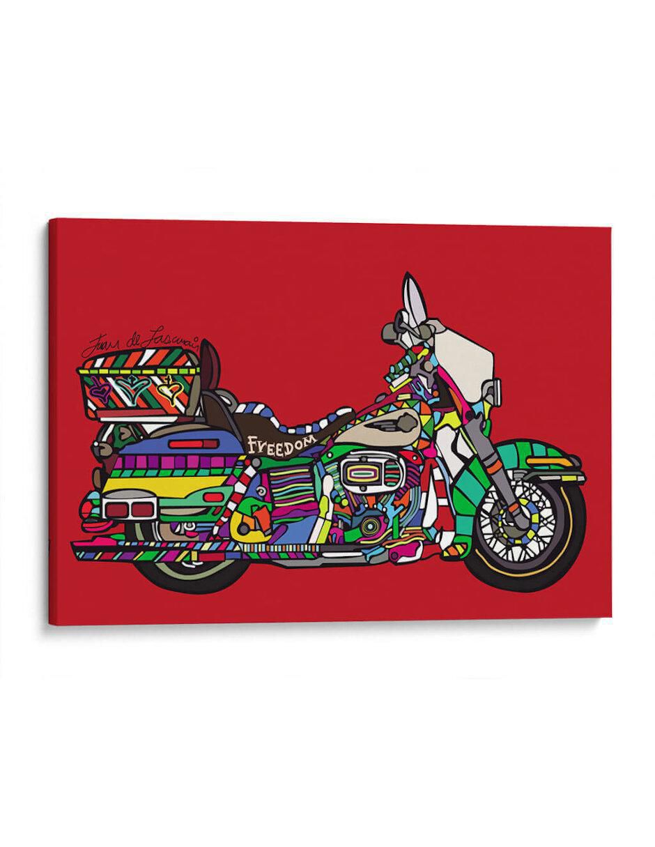 Litografía Motoharley técnica Impresión