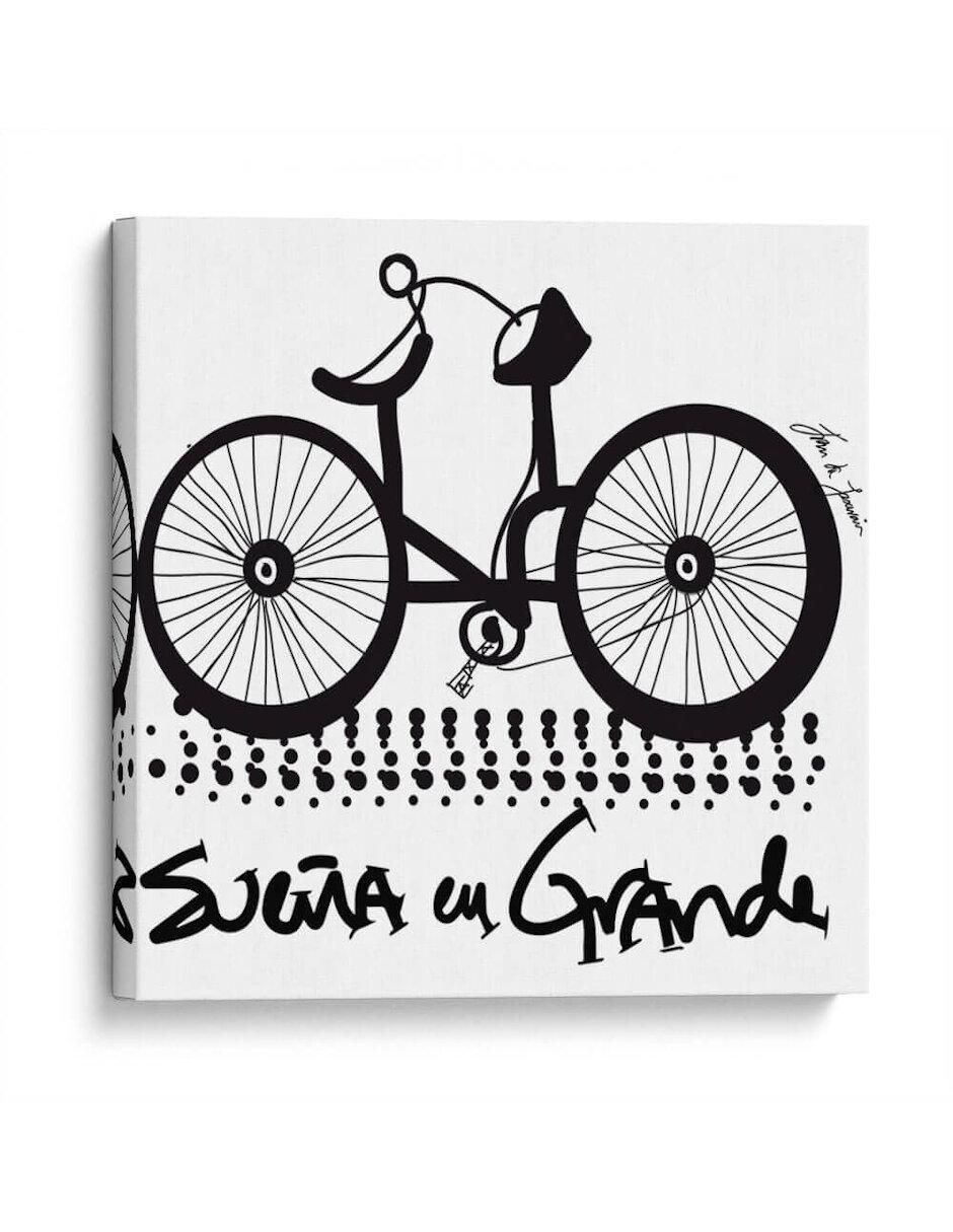 Litografía Una Bicicleta técnica Impresión Litografía Una Bicicleta técnica Impresión
