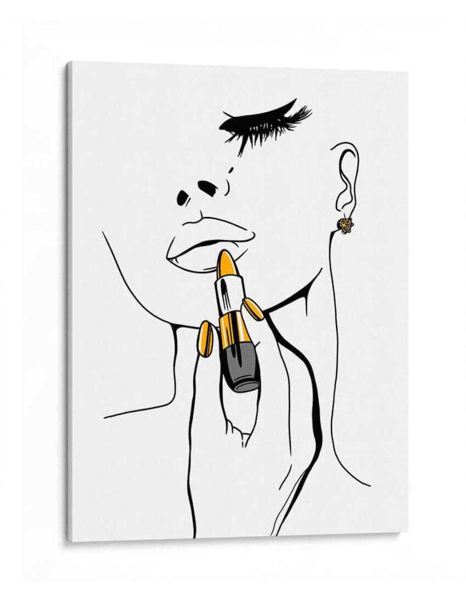 Litografía Golden Lipstick técnica Impresión Litografía Golden Lipstick técnica Impresión