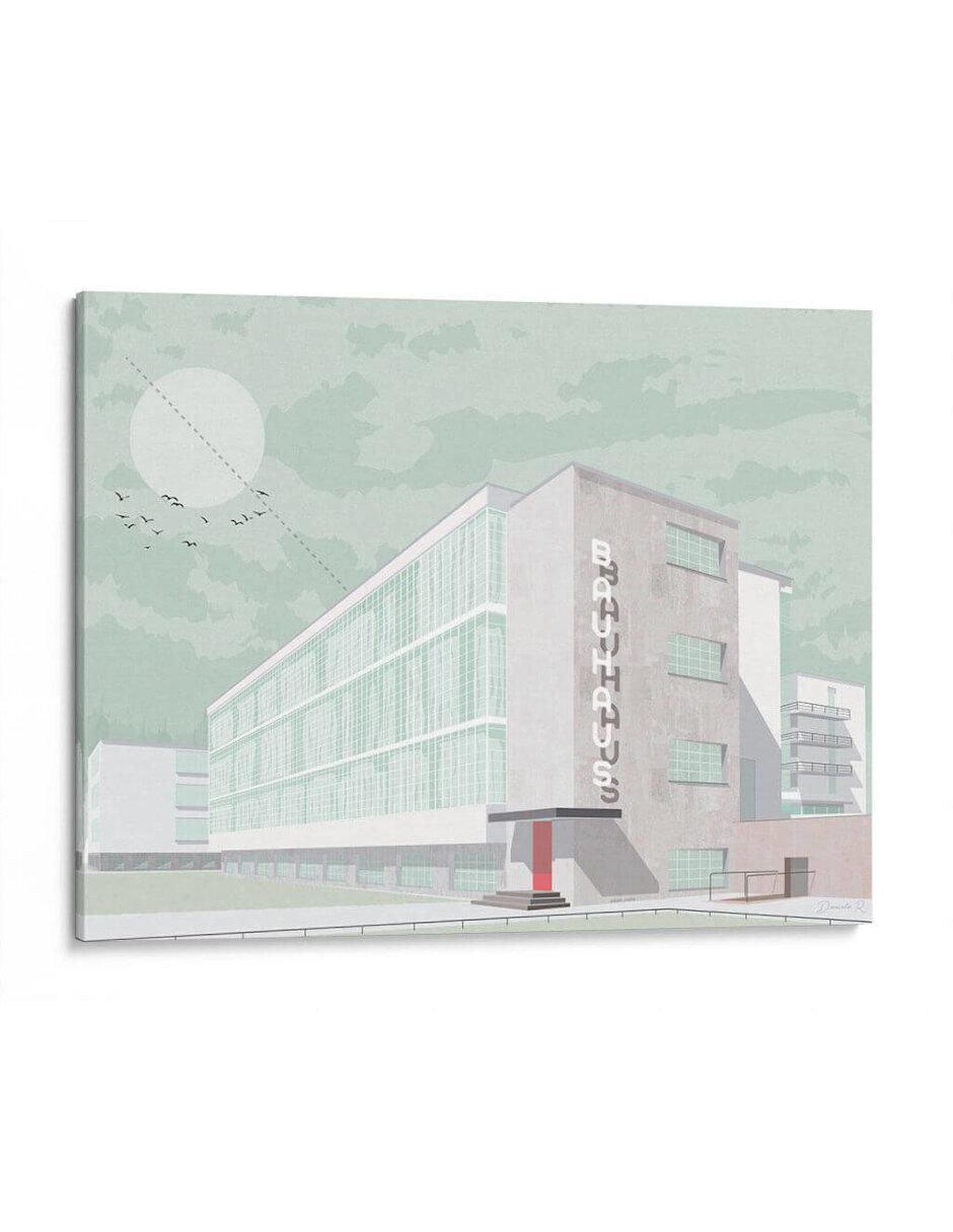 Litografía Bauhaus técnica Impresión