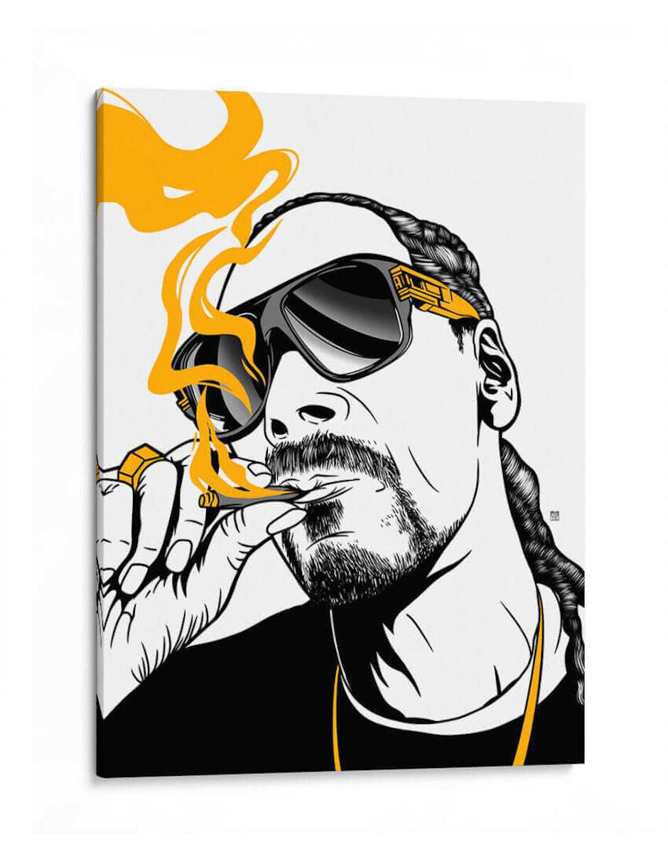 Litografía Snoop Golden Smoke técnica Impresión