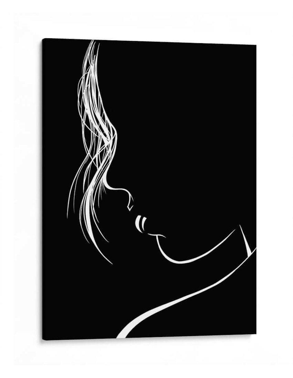 Litografía Woman Lines técnica Impresión
