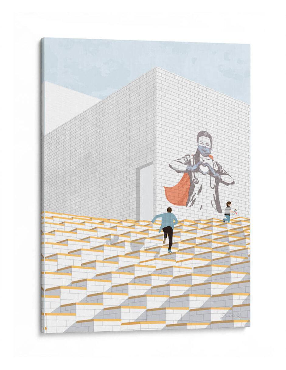 Litografía Lego House técnica Impresión