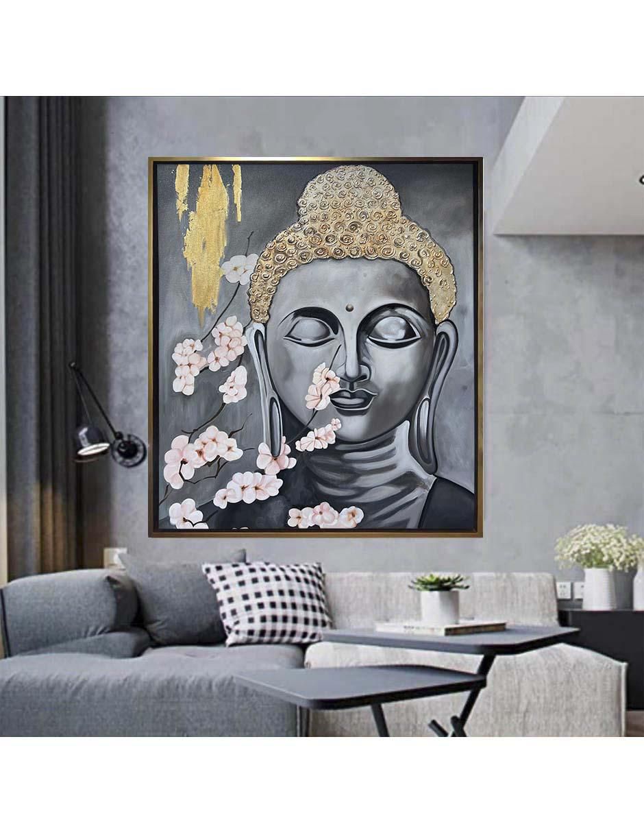 Pintura en óleo de Buda 2