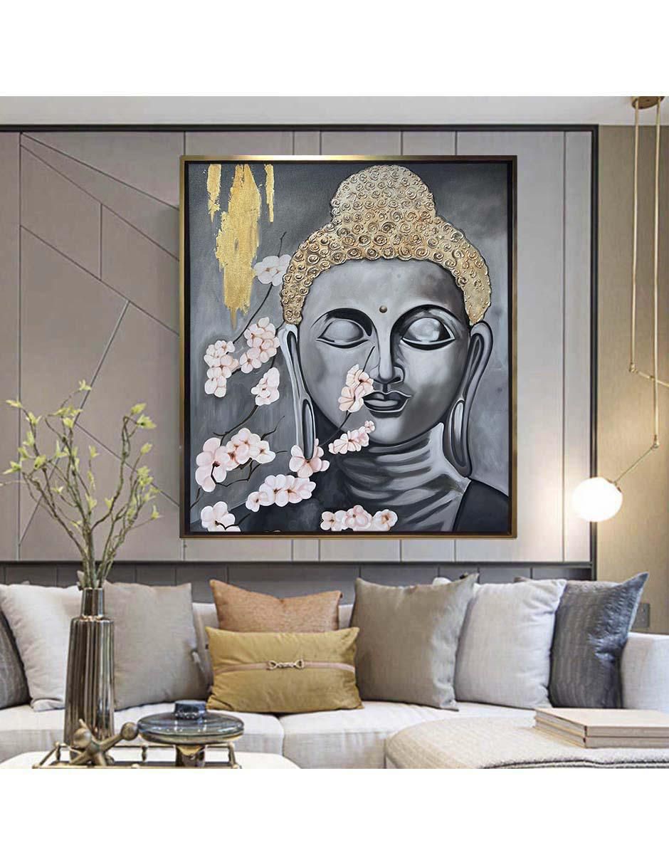 Pintura en óleo de Buda 5