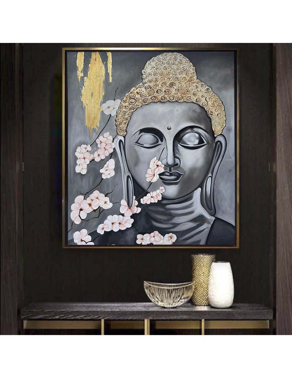 Pintura en óleo de Buda 6