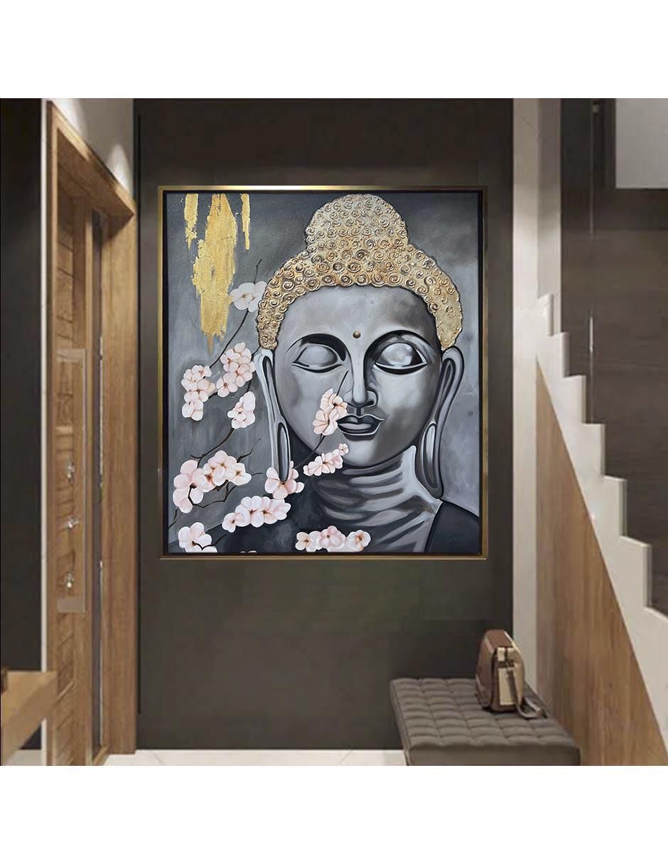 Pintura en óleo de Buda 8