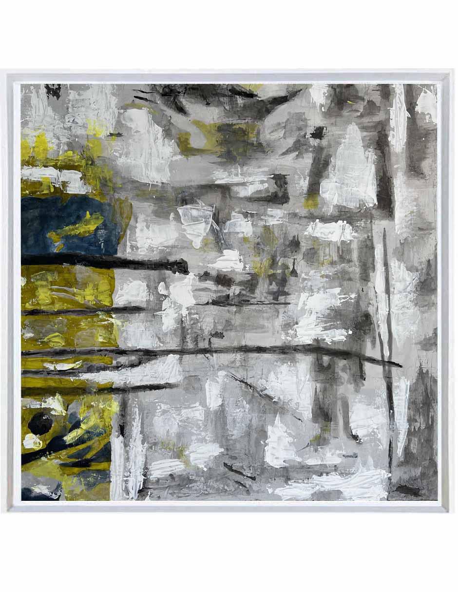 Pintura técnica abstracta 4 vistas 3