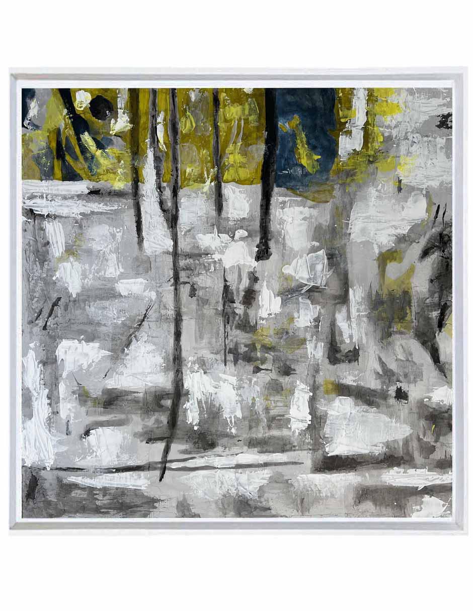 Pintura técnica abstracta 4 vistas 4