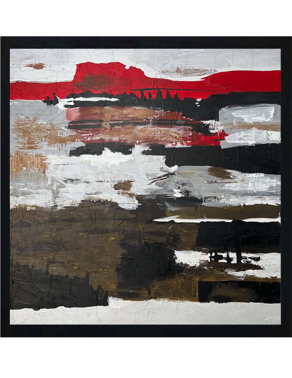 Pintura técnica abstracta 4 vistas Pintura técnica abstracta 4 vistas