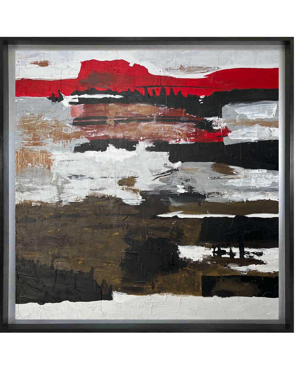 Pintura técnica abstracta