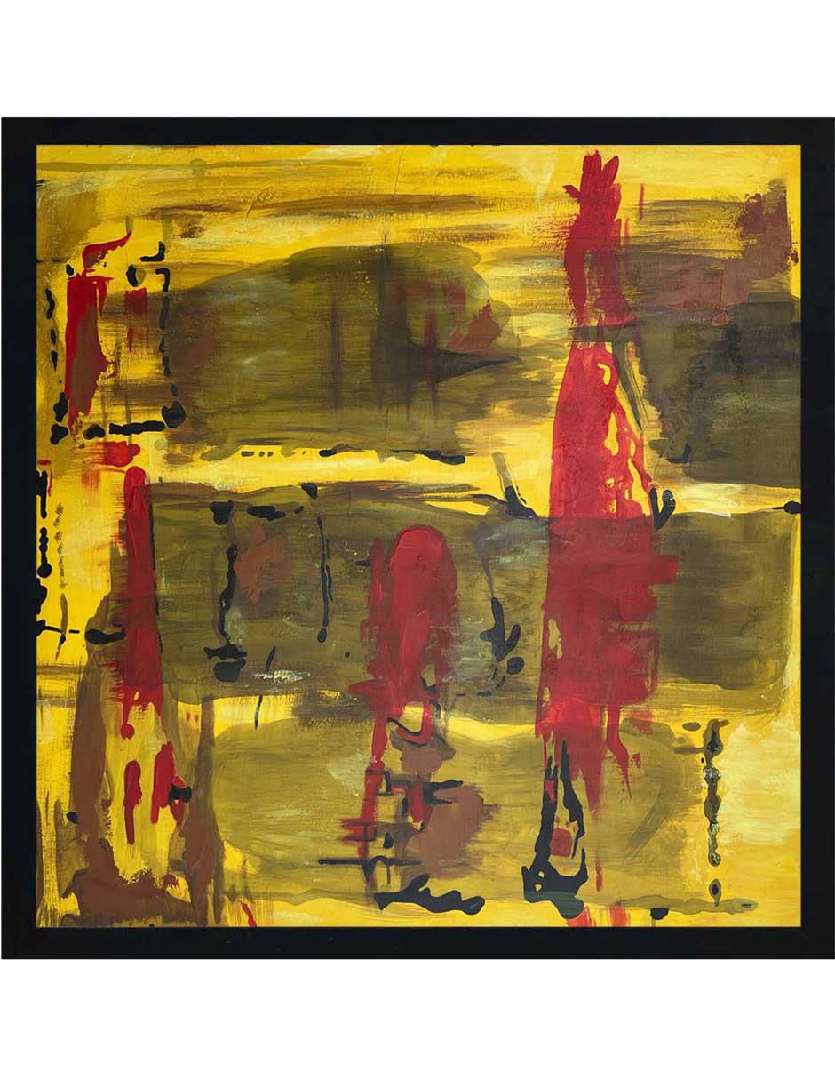 Pintura técnica abstracta 4 vistas