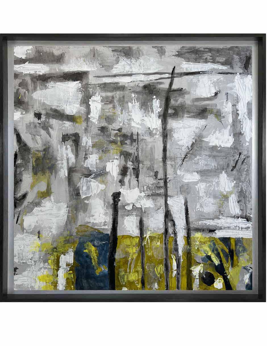 Pintura técnica abstracta 4 vistas 2
