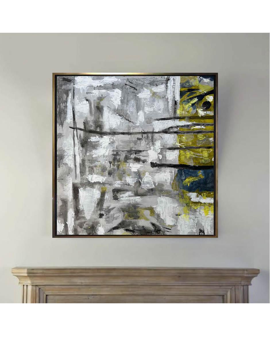 Pintura técnica abstracta 5