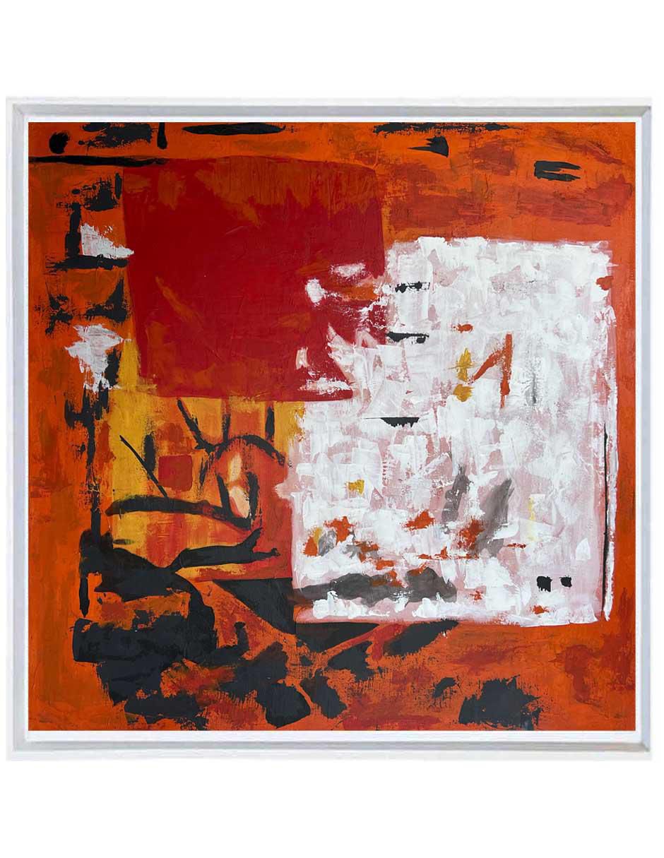 Pintura técnica abstracta 4 vistas 3