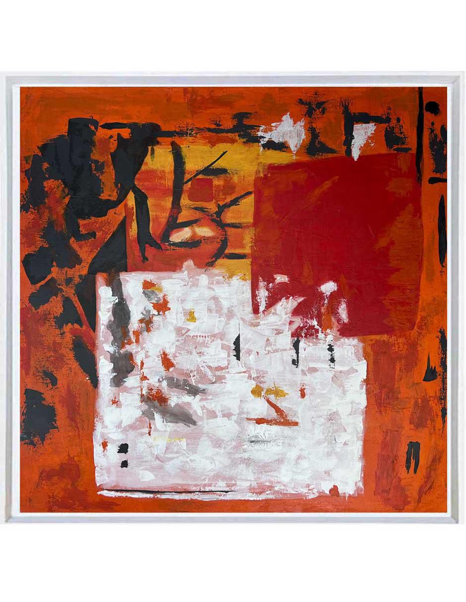 Pintura técnica abstracta 4 vistas 4