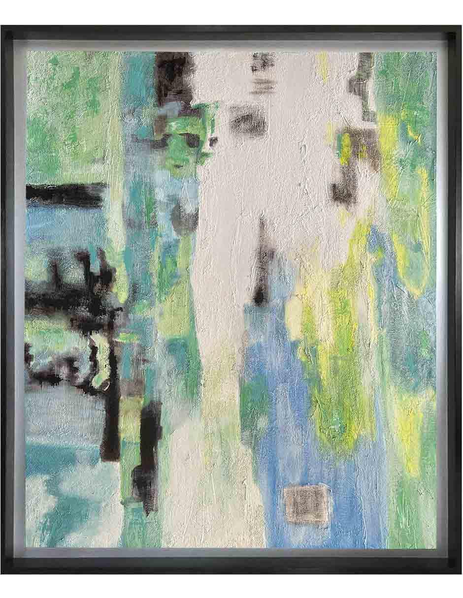 Pintura técnica abstracta