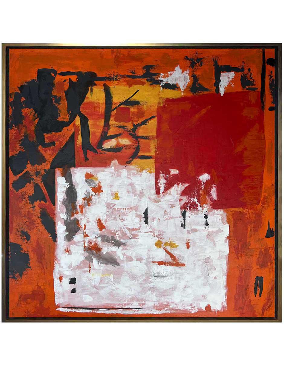 Pintura técnica abstracta 4 vistas Pintura técnica abstracta 4 vistas