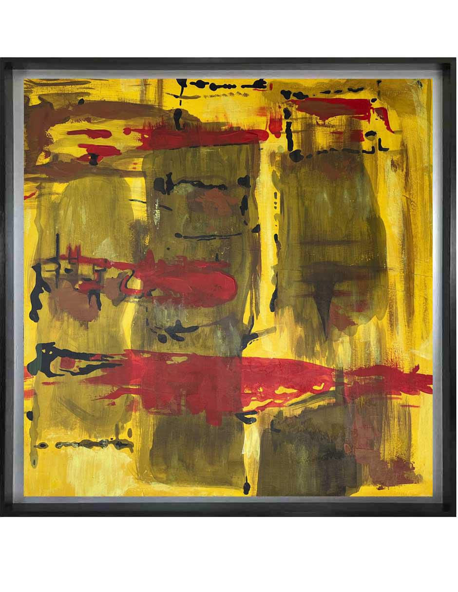 Pintura técnica abstracta 4 vistas Pintura técnica abstracta 4 vistas
