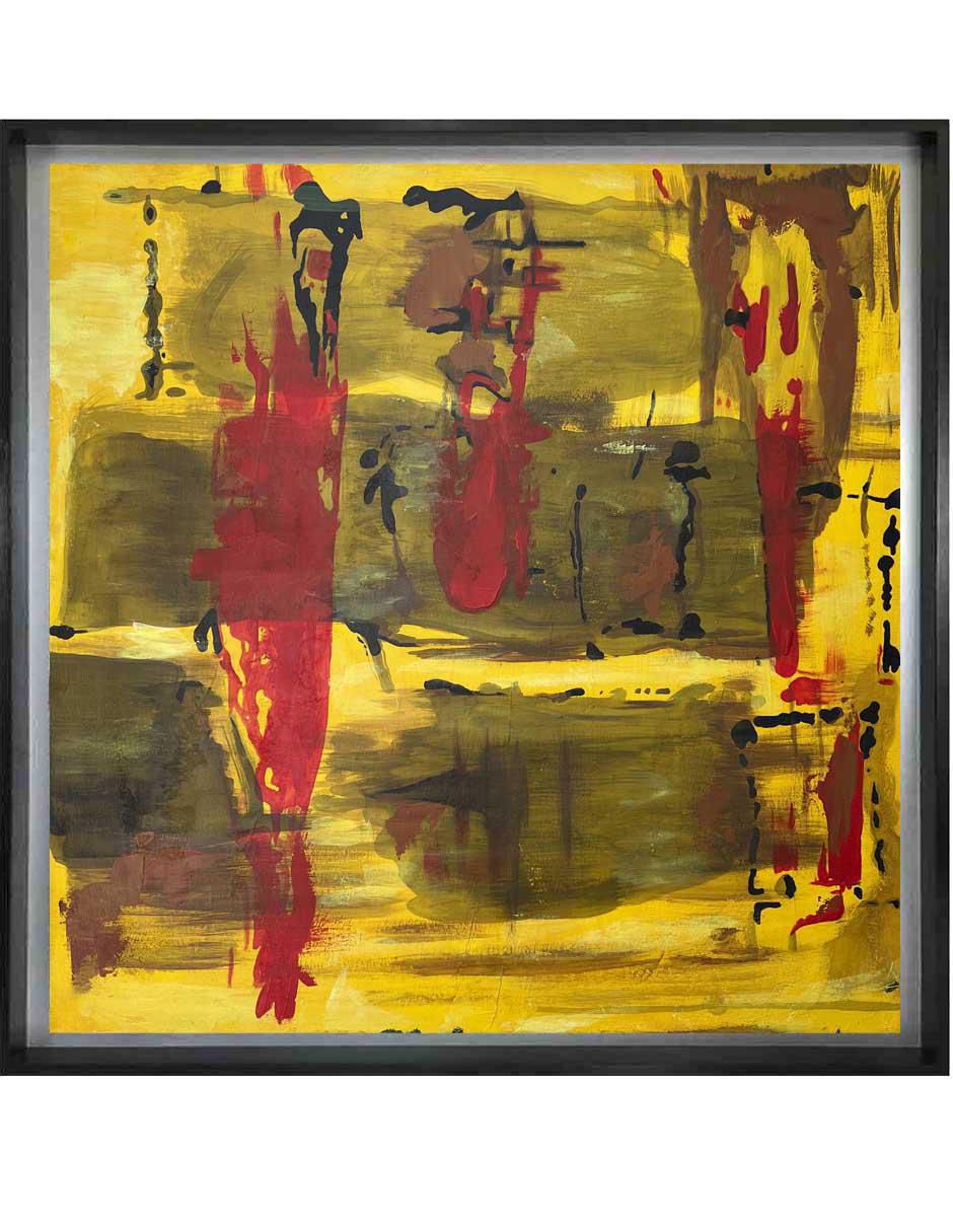 Pintura técnica abstracta 4 vistas 2
