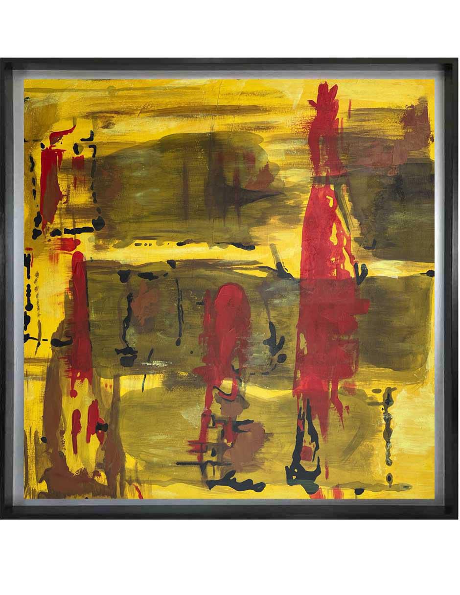 Pintura técnica abstracta 4 vistas 4