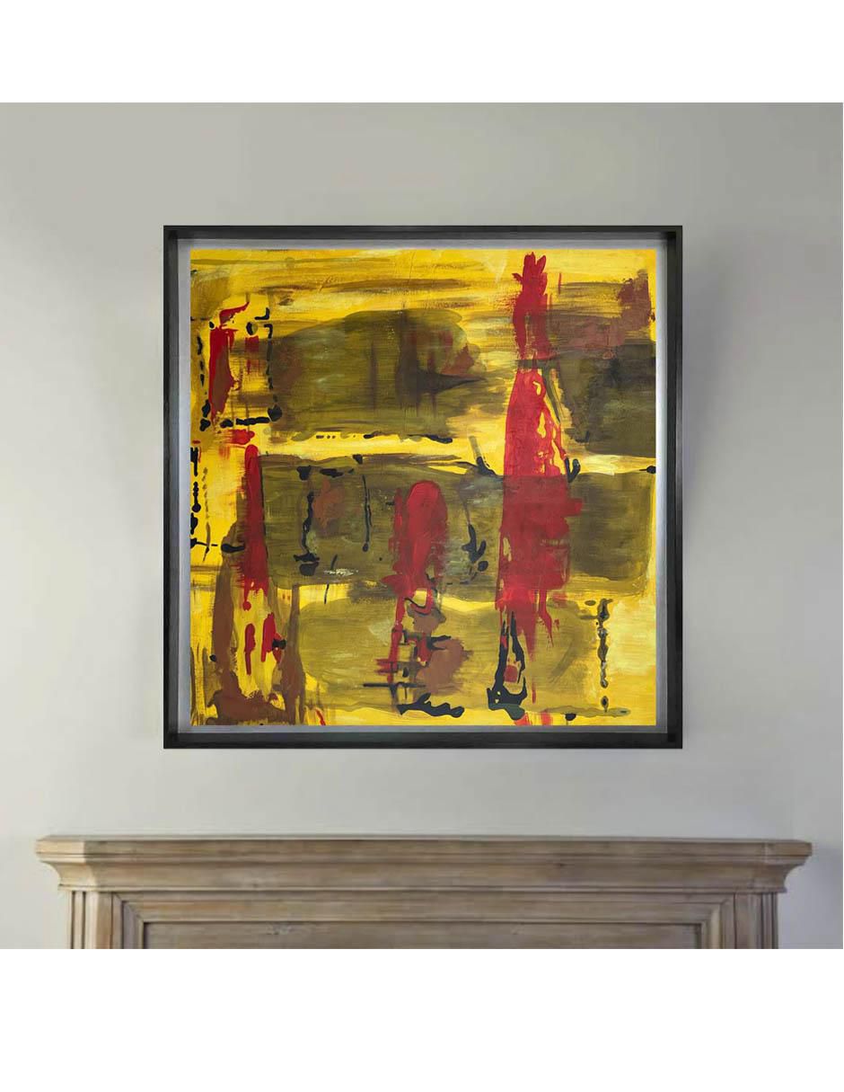 Pintura técnica abstracta 4 vistas 5