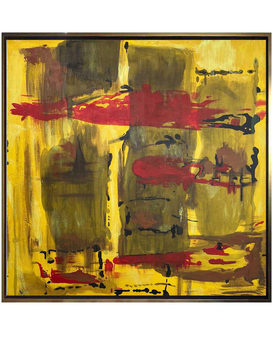 Pintura técnica abstracta