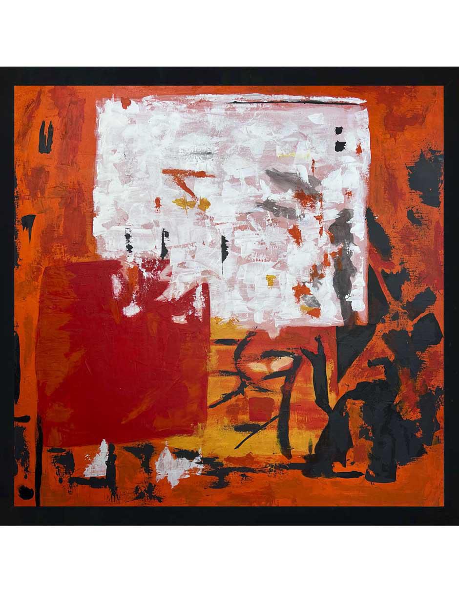 Pintura técnica abstracta 3