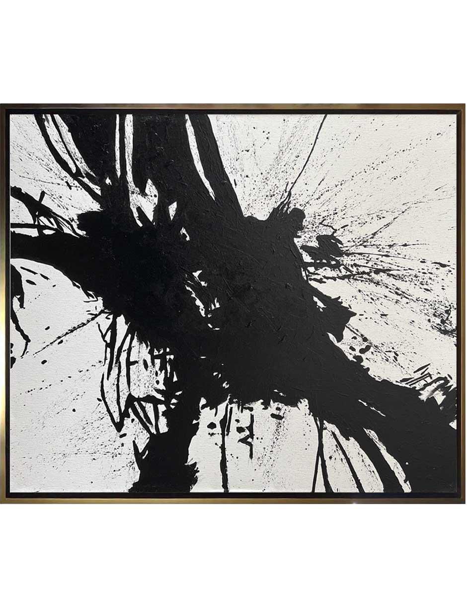 Pintura técnica abstracta 4 vistas 2