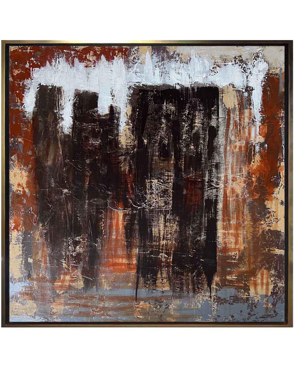 Pintura técnica abstracta 3