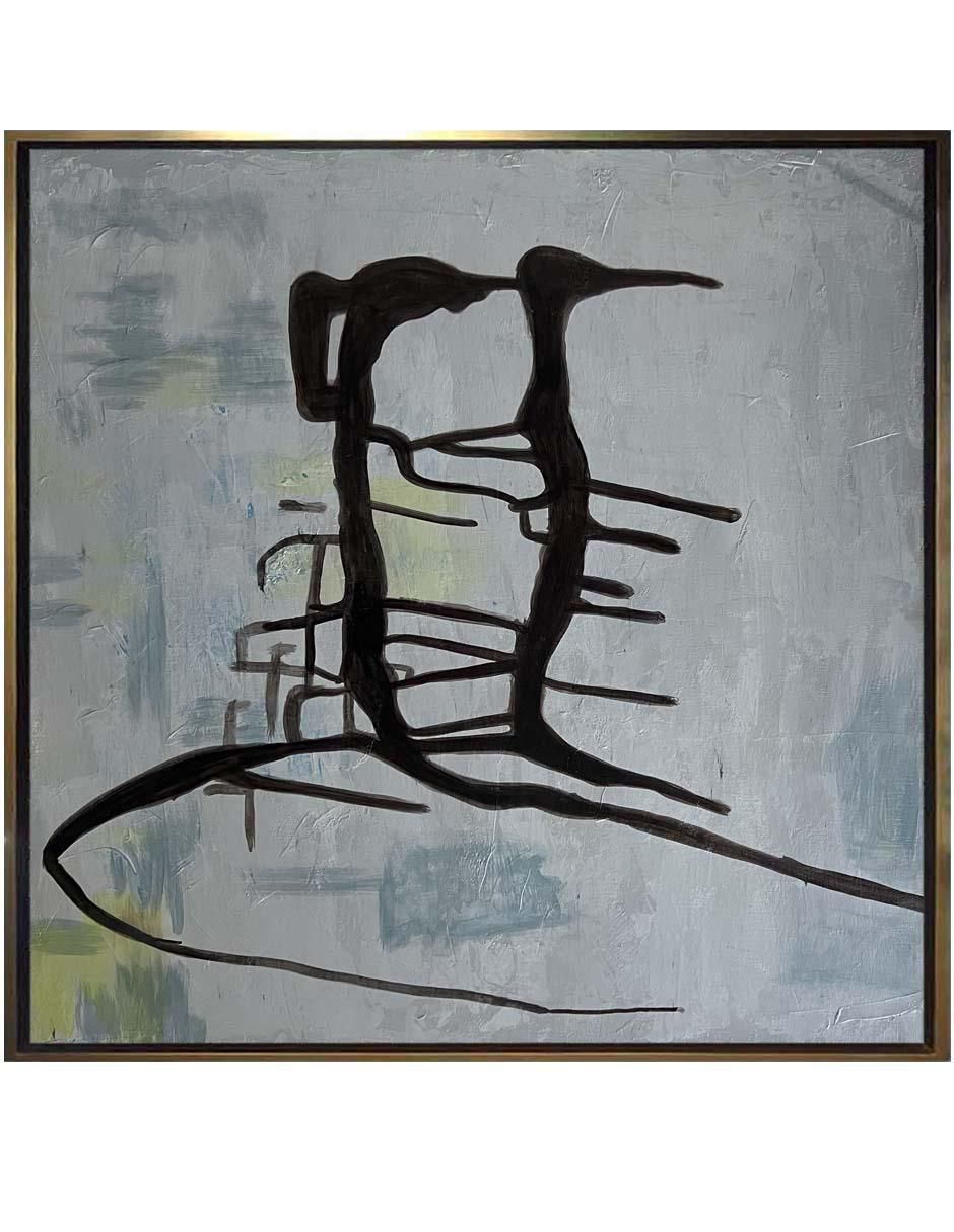Pintura técnica abstracta 2