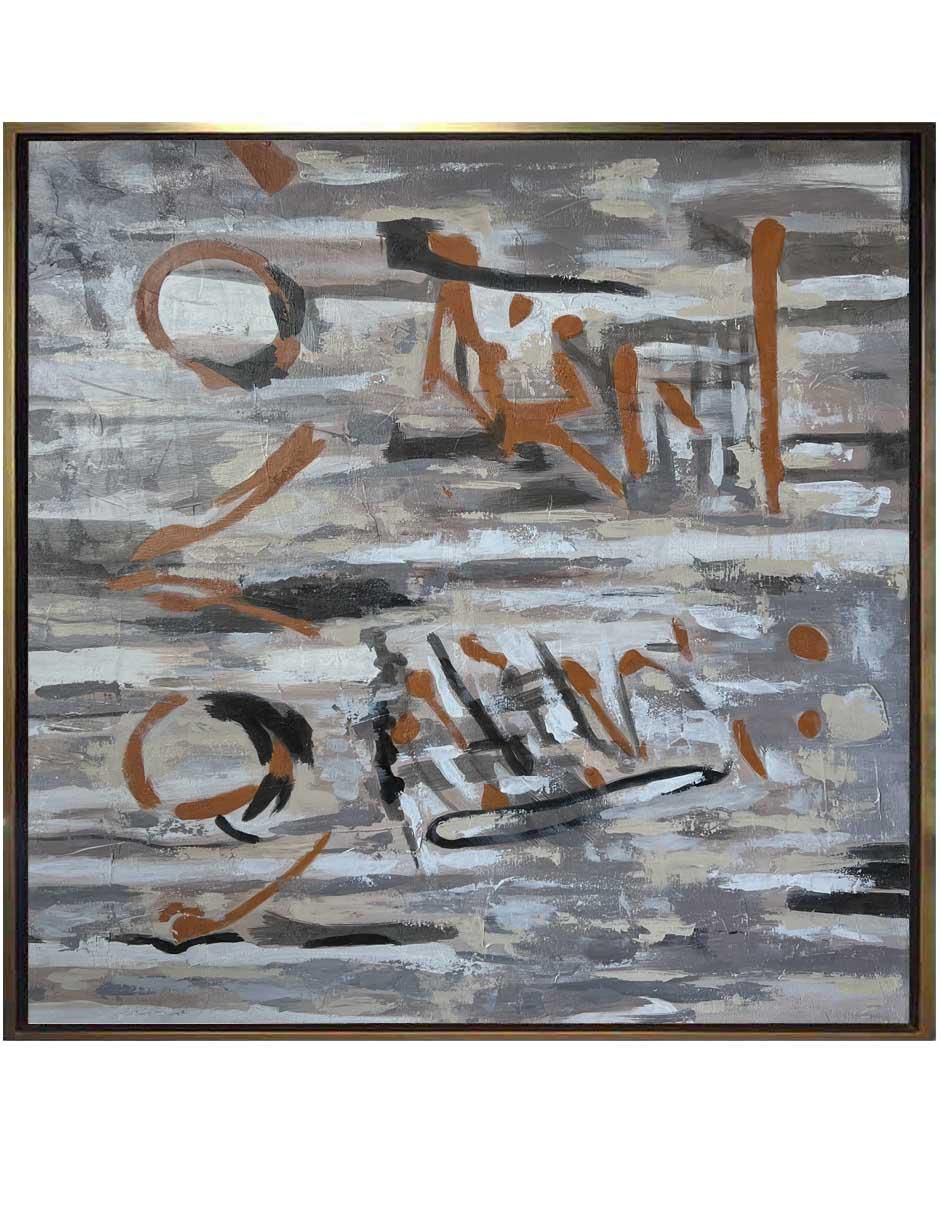 Pintura de 4 vistas abstractos 2